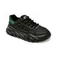 Pantofi casual BITE THE BULLET negri, 68032, din piele ecologica