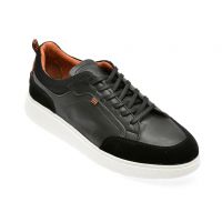 Pantofi casual GRYXX negri, M0910, din piele naturala