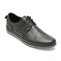 Pantofi casual GRYXX negri, M68191, din piele naturala