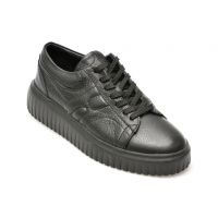 Pantofi casual GRYXX negri, M72451, din piele naturala