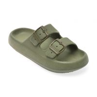 Papuci casual GRYXX kaki, AND18, din pvc