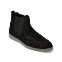 Ghete OTTER negre, 1005, din piele intoarsa