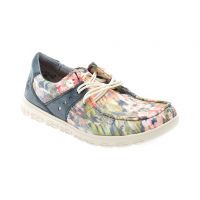 Mocasini casual RIEKER bleumarin, 44000, din material textil