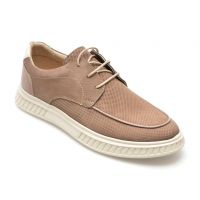 Mocasini OTTER gri, 4193, din nabuc