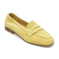 Mocasini PESETTO galbeni, 1341147, din piele intoarsa