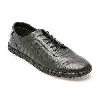 Pantofi casual GRYXX negri, 91102, din piele naturala