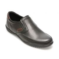 Pantofi OTTER negri, 220, din piele naturala