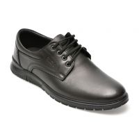 Pantofi OTTER negri, 555, din piele naturala