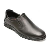 Pantofi OTTER negri, 556, din piele naturala