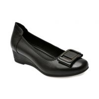 Balerini casual  GRYXX negri, 90766, din piele naturala
