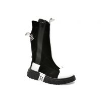 Ghete GRYXX alb-negru, 4403368, din piele intoarsa