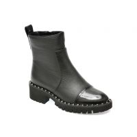 Ghete GRYXX negre, 2732, din piele naturala