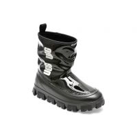 Ghete UGG negre, 1144059, din piele ecologica