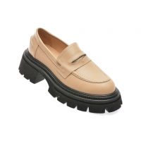 Mocasini casual BASCONI bej, 149, din piele naturala
