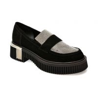 Mocasini casual EPICA negri, 562081, din piele intoarsa