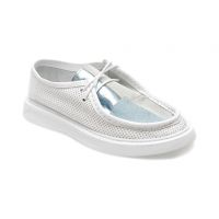 Mocasini casual GRYXX albi, 418020, din piele naturala