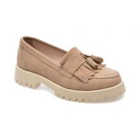 Mocasini casual GRYXX bej, 3512840, din piele intoarsa