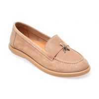 Mocasini casual GRYXX bej, 617871, din piele intoarsa