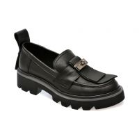 Mocasini casual GRYXX negri, 484335, din piele naturala