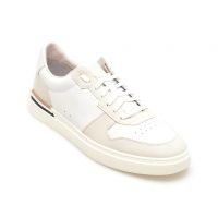 Pantofi casual BOSS albi, 73031, din piele naturala