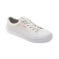 Pantofi casual HUGO albi, 7235, din material textil