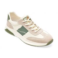 Pantofi sport BITE THE BULLET albi, 3332, din piele naturala