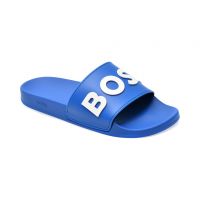 Papuci casual BOSS albastri, 82411, din pvc