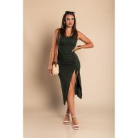 Rochie Maxi Eleganta, Verde Olive