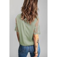 Bluza Dama Cu Maneci Transparente Jurana, Verde