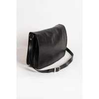 Geanta Din Piele Naturala Silba, Neagra