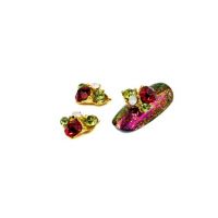 Cristale pentru unghii Multicolor Nr 108 Set 3 buc