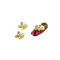 Cristale pentru unghii Multicolor Nr 77 Set 3 buc