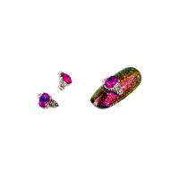 Cristale pentru unghii Pink Crystal Nr 66 Set 3 buc