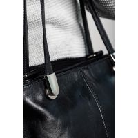 Geanta Din Piele Naturala, Neagra