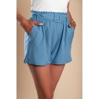 Pantaloni ScurÈ›i Cu Curea, Albastru