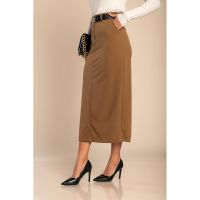 Fusta Midi Eleganta, Camel