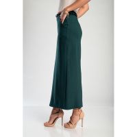 Fusta Midi Eleganta, Verde Inchis