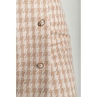 Fusta Mini Din Tweed, Bej