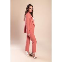 Set Elegant Blazer È˜i Pantaloni,  Somon