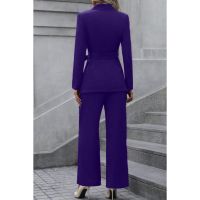 Set Elegant Blazer È˜i Pantalon, Mov