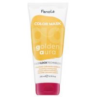 Fanola Color Mask mască hrănitoare cu pigmenți colorați pentru revigorarea culorii Golden Aura 200 ml