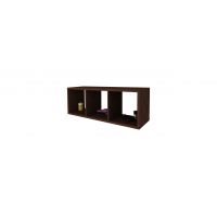 Etajera Lira, 3 Casete, 25mm, Wenge, 113 x 40 x 30 cm
