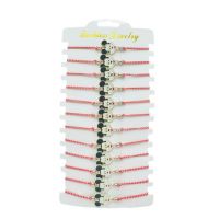 Pachet Avantajos Engros, Bratari Martisor cu snur reglabil, modele combinate, 12buc/set