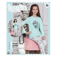 Pijama Copii Fetite Berfin 800 VERDE Engros