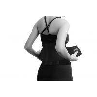 Centură lombară din neopren Slimming Belt Black - MADMAX