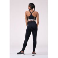 Colanți pentru femei High Waist Fit&Smart Black - NEBBIA
