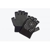 Mănuși de yoga Grippy Yoga Gloves Black - GAIAM