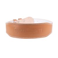 Centură fitness din piele Brown - GymBeam