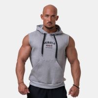 Maiou cu glugă pentru bărbați Golden Era Light Grey - NEBBIA