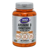 Arginină & Ornitină - NOW Foods